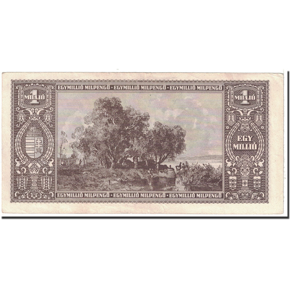 Banconote, Ungheria, 1 Million Milpengö, 1946, KM:128, 1946-05-24, SPL-