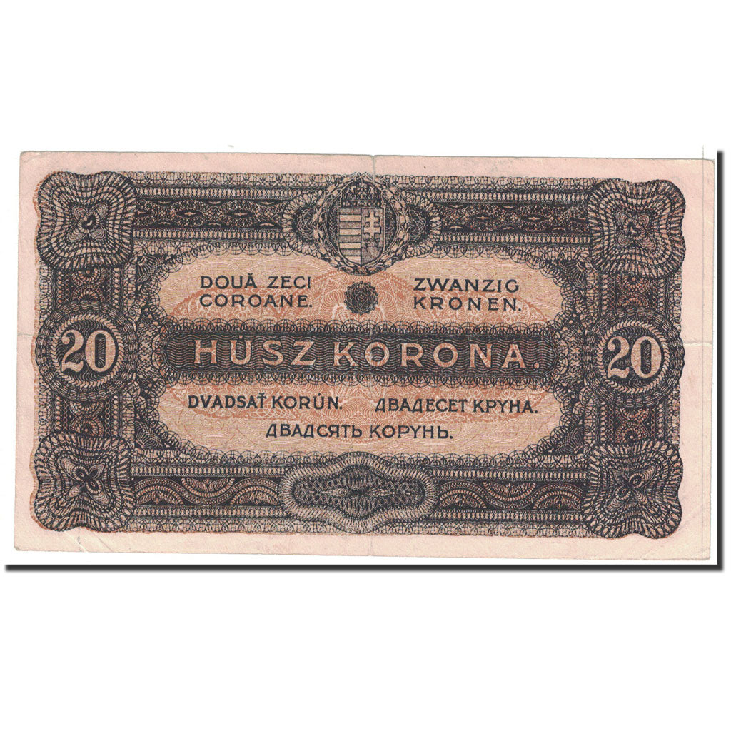 Banconote, Ungheria, 20 Korona, 1920, KM:61, 1920-01-01, SPL-