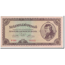 Billet, Hongrie, 100 Million Milpengö, 1946, 1946-03-18, KM:130, SUP