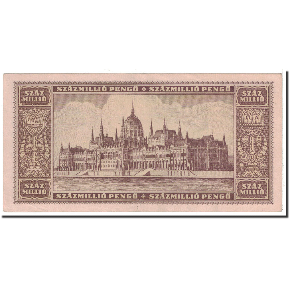 Billet, Hongrie, 100 Million Milpengö, 1946, 1946-03-18, KM:130, SUP