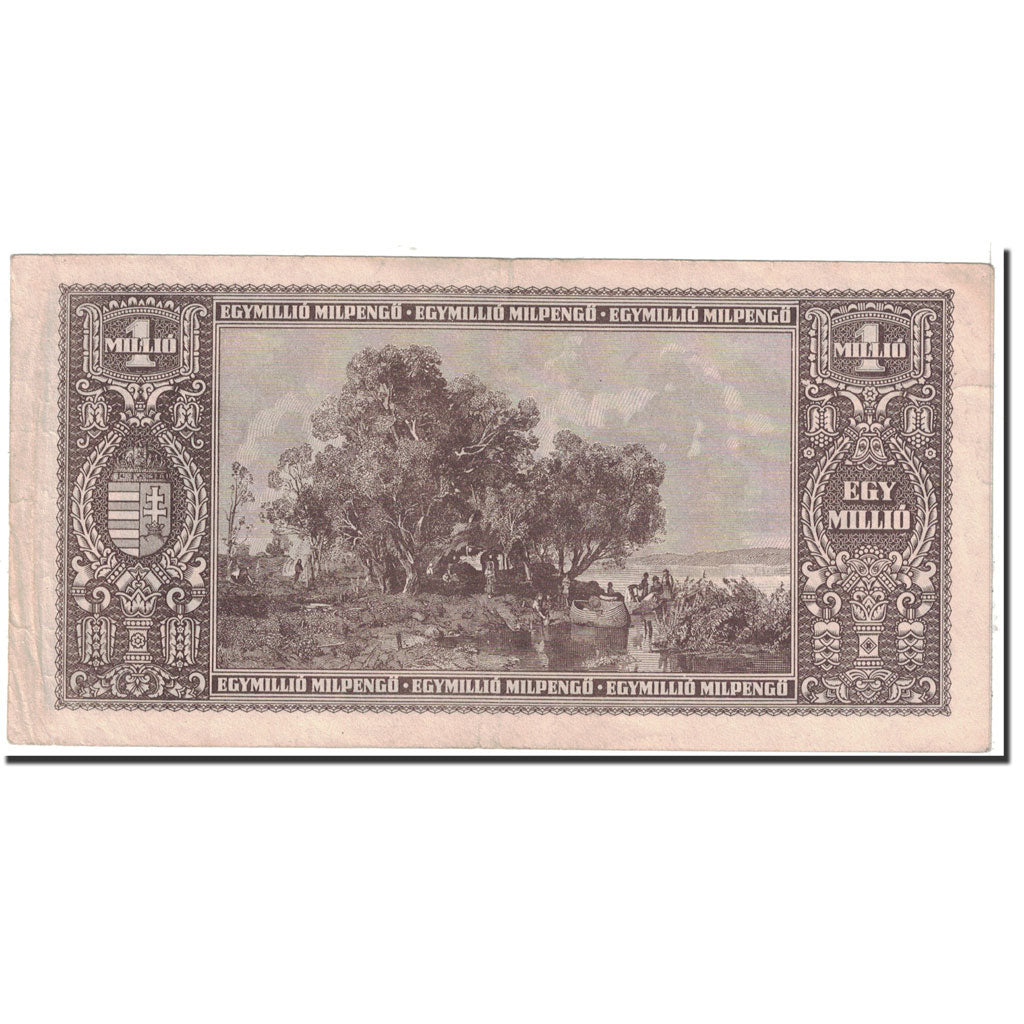 Billet, Hongrie, 1 Million Milpengö, 1946, 1946-05-24, KM:128, TTB+
