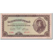 Banknote, Hungary, 100,000,000 Pengö, 1946, 1946-03-18, KM:124, AU(50-53)
