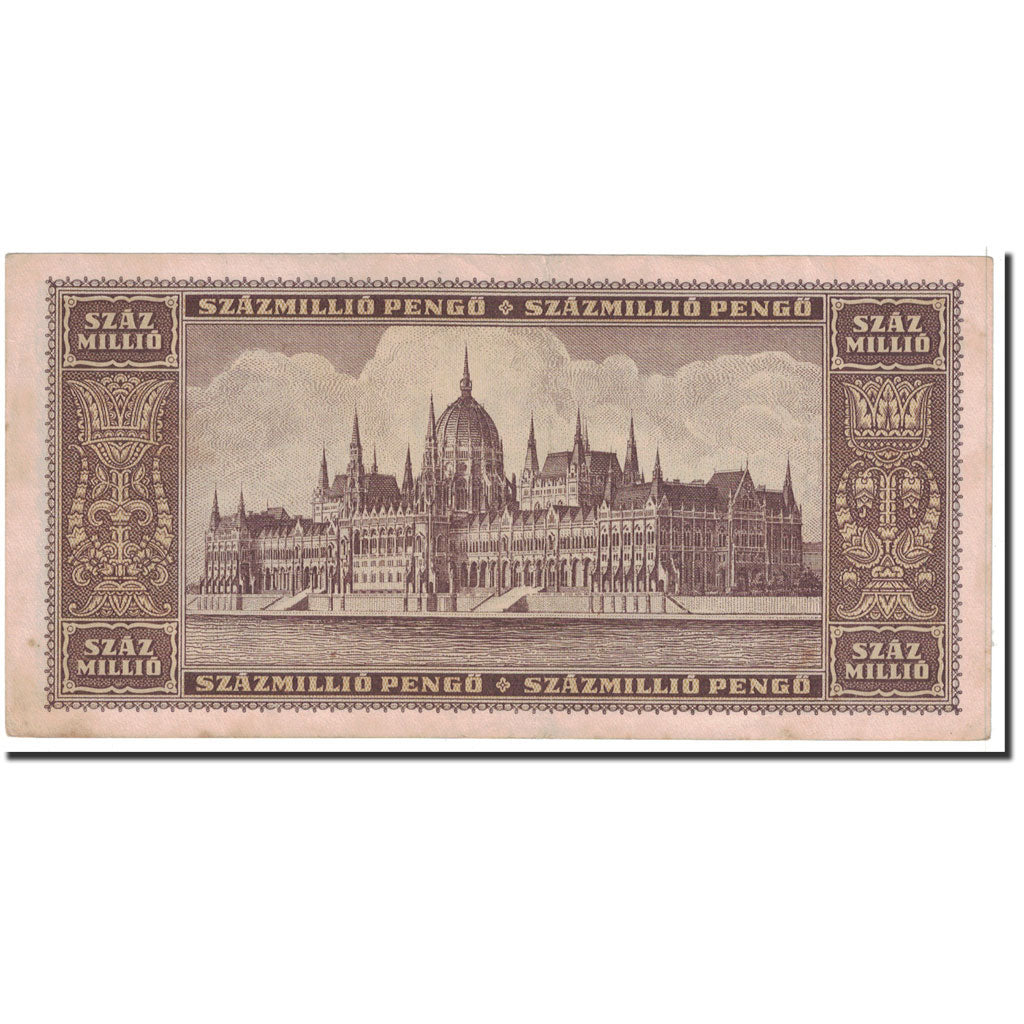 Banknote, Hungary, 100,000,000 Pengö, 1946, 1946-03-18, KM:124, AU(50-53)