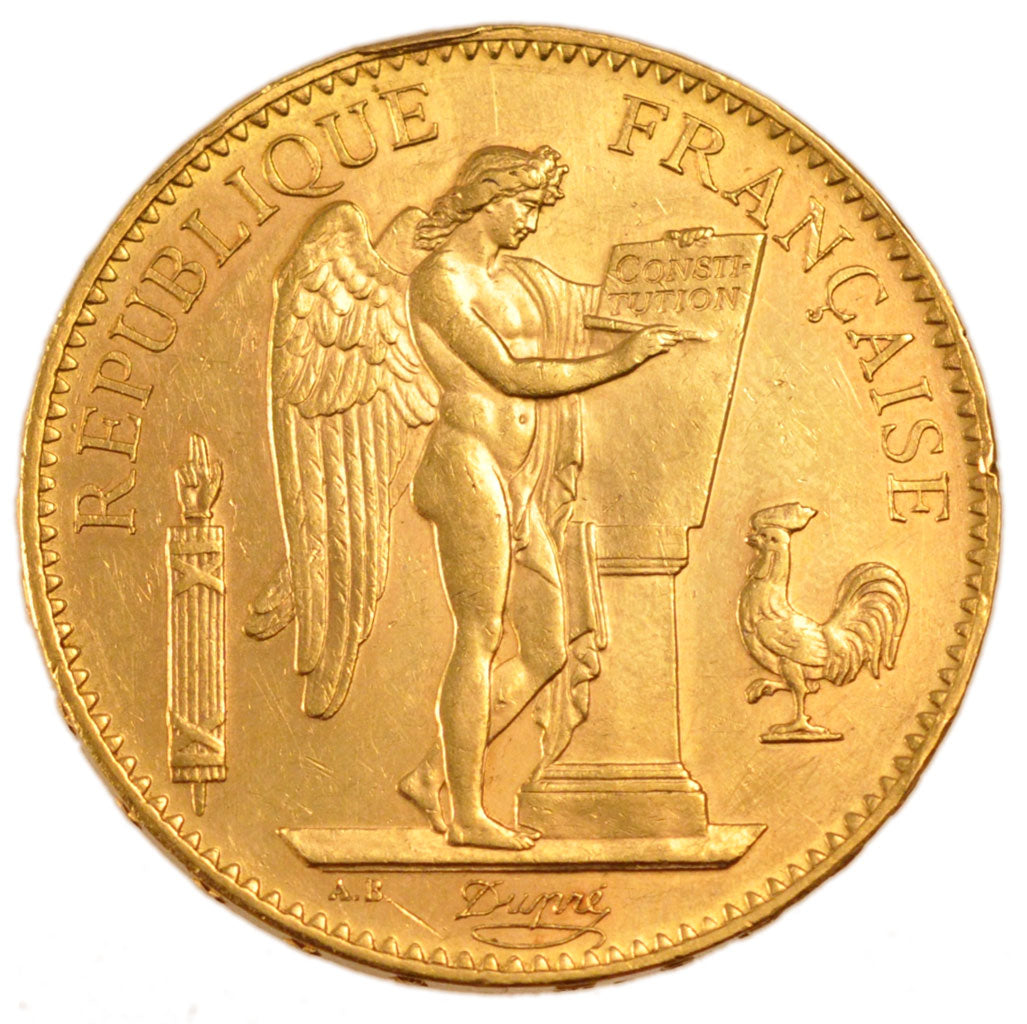 FRANCE, Génie, 100 Francs, 1905, Paris, AU(55-58), Gold, Gadoury #1137, 32.20