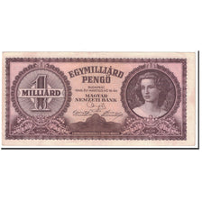 Billet, Hongrie, 1 Milliard Pengö, 1946, 1946-03-18, KM:125, TTB+