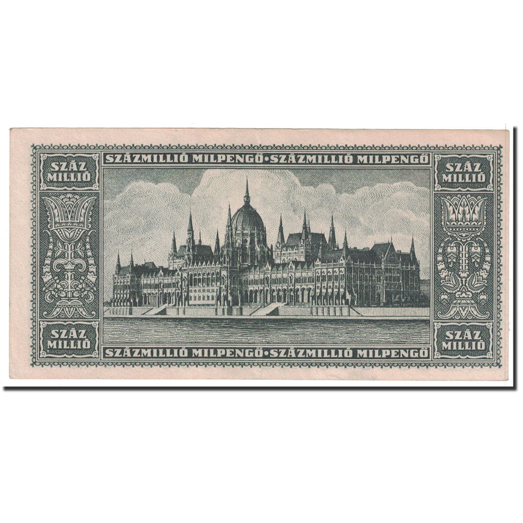 Banknote, Hungary, 100 Million Milpengö, 1946, 1946-06-03, KM:130, AU(50-53)