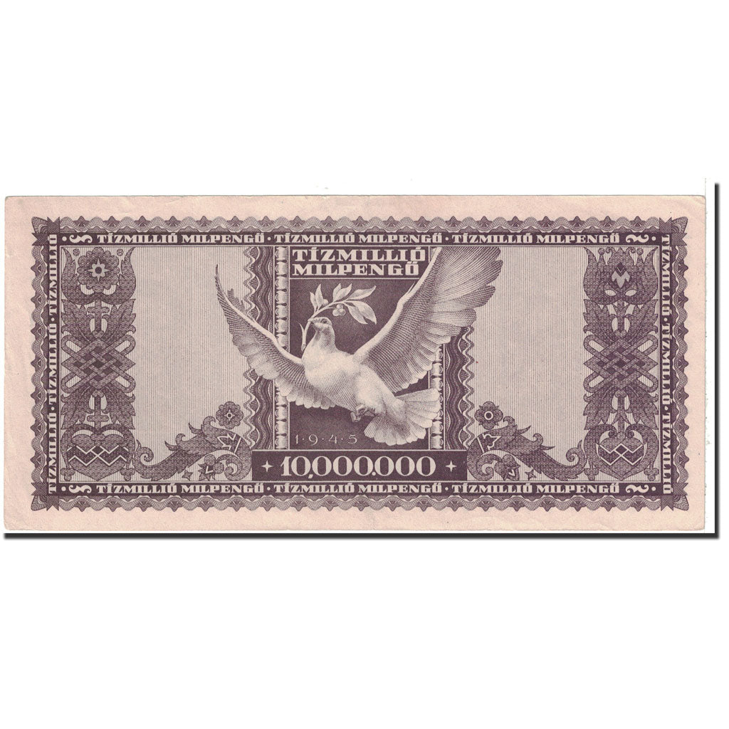 Banconote, Ungheria, 10 Million Milpengö, 1946, KM:129, 1946-05-24, SPL-