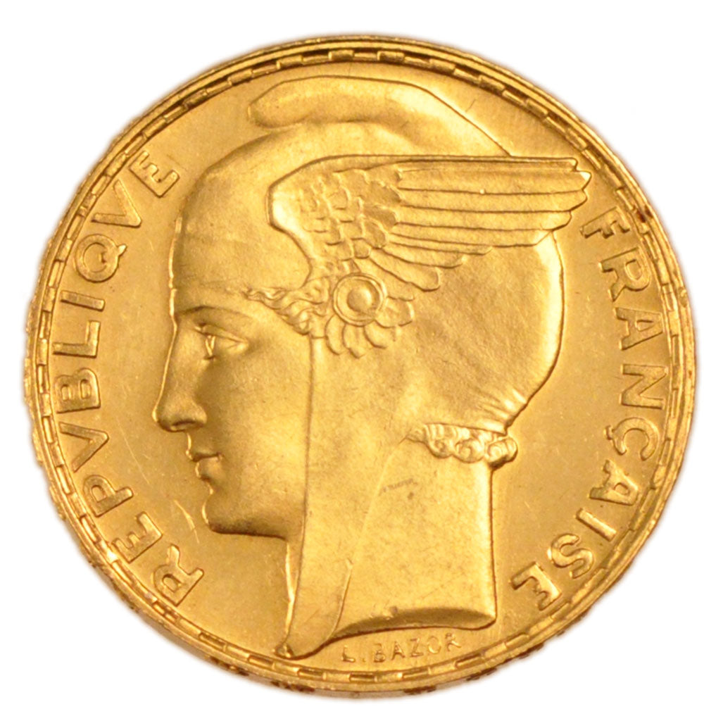 FRANCE, Bazor, 100 Francs, 1935, Paris, MS(60-62), Gold, Gadoury #1148, 6.50
