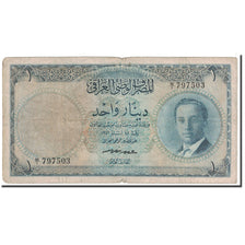 Banknote, Iraq, 1 Dinar, 1955, Undated, KM:39a, VF(20-25)