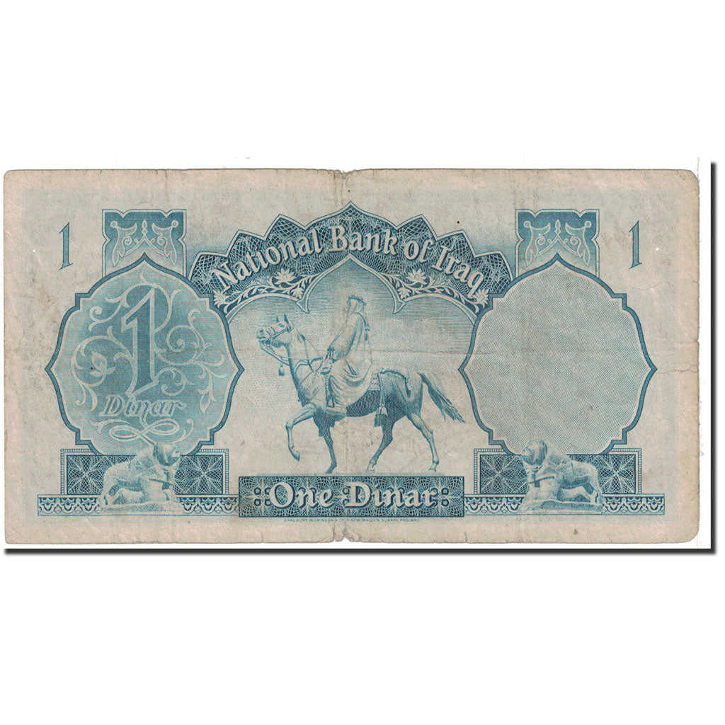 Banknote, Iraq, 1 Dinar, 1955, Undated, KM:39a, VF(20-25)