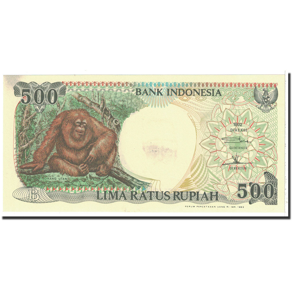Banknote, Indonesia, 500 Rupiah, 1992, Undated, KM:128a, UNC(64)