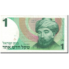 Banconote, Israele, 1 New Sheqel, 1986, KM:51Aa, Undated, BB+