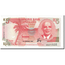 Geldschein, Malawi, 5 Kwacha, 1994, 1994-01-01, KM:24b, UNZ