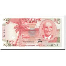Banknote, Malawi, 5 Kwacha, 1994, 1994-01-01, KM:24b, UNC(65-70)