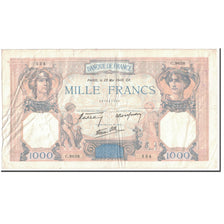 France, 1000 Francs, 1 000 F 1927-1940 ''Cérès et Mercure'', 1940, 1940-05-23