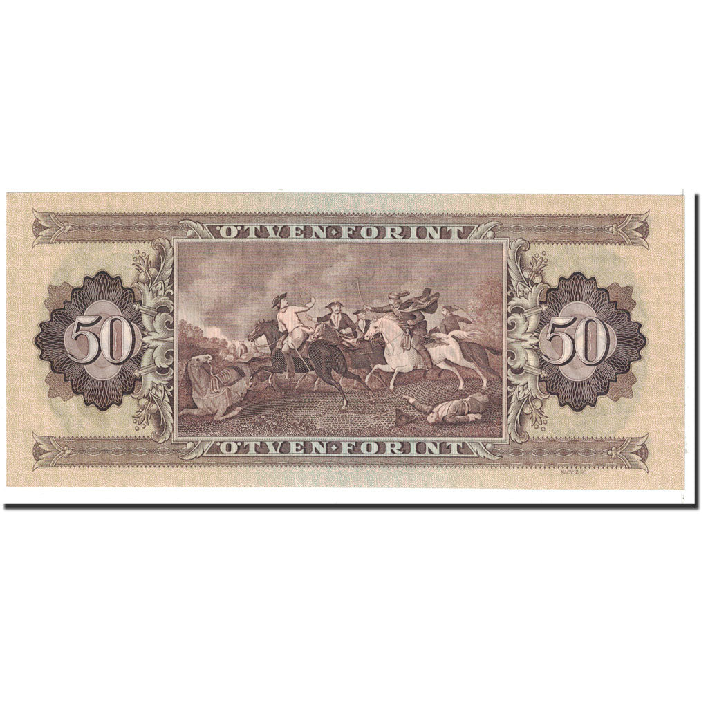 Banknote, Hungary, 50 Forint, 1980, 1980-09-30, KM:170d, UNC(65-70)