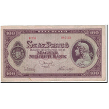 Banconote, Ungheria, 100 Pengö, 1945, KM:111b, 1945-04-05, BB