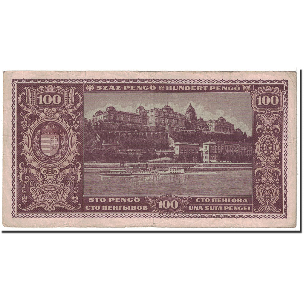 Banconote, Ungheria, 100 Pengö, 1945, KM:111b, 1945-04-05, BB