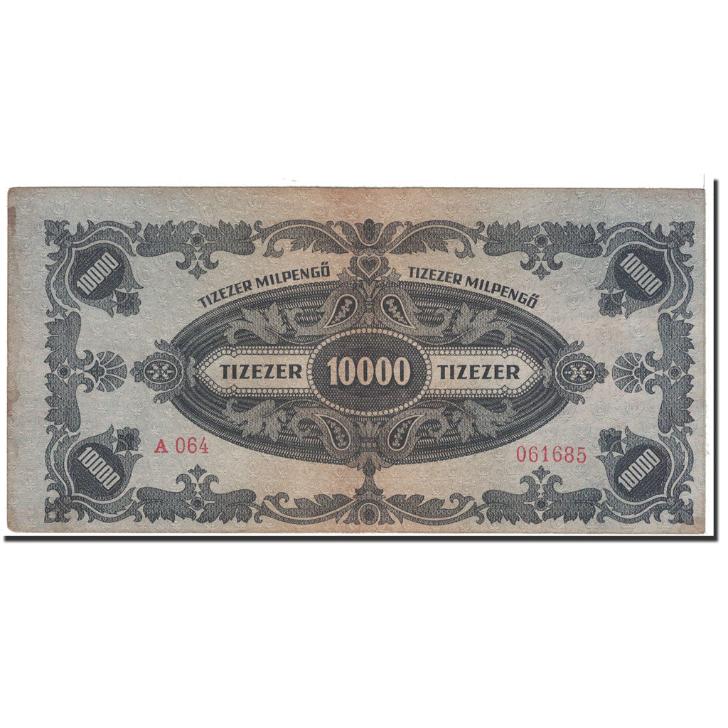 Banknote, Hungary, 10,000 Milpengö, 1946, 1946-04-29, KM:126, EF(40-45)