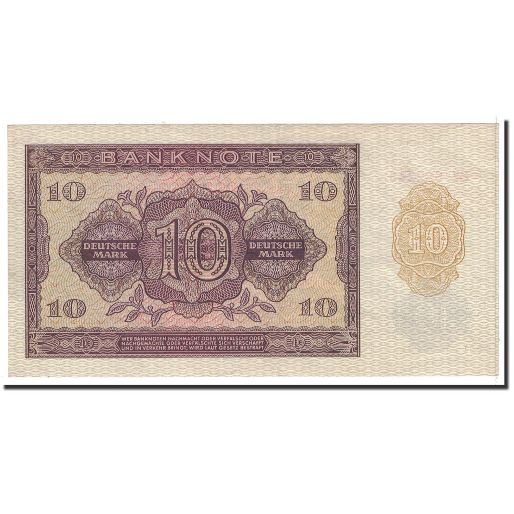 Banknote, Germany - Democratic Republic, 10 Deutsche Mark, 1955, Undated