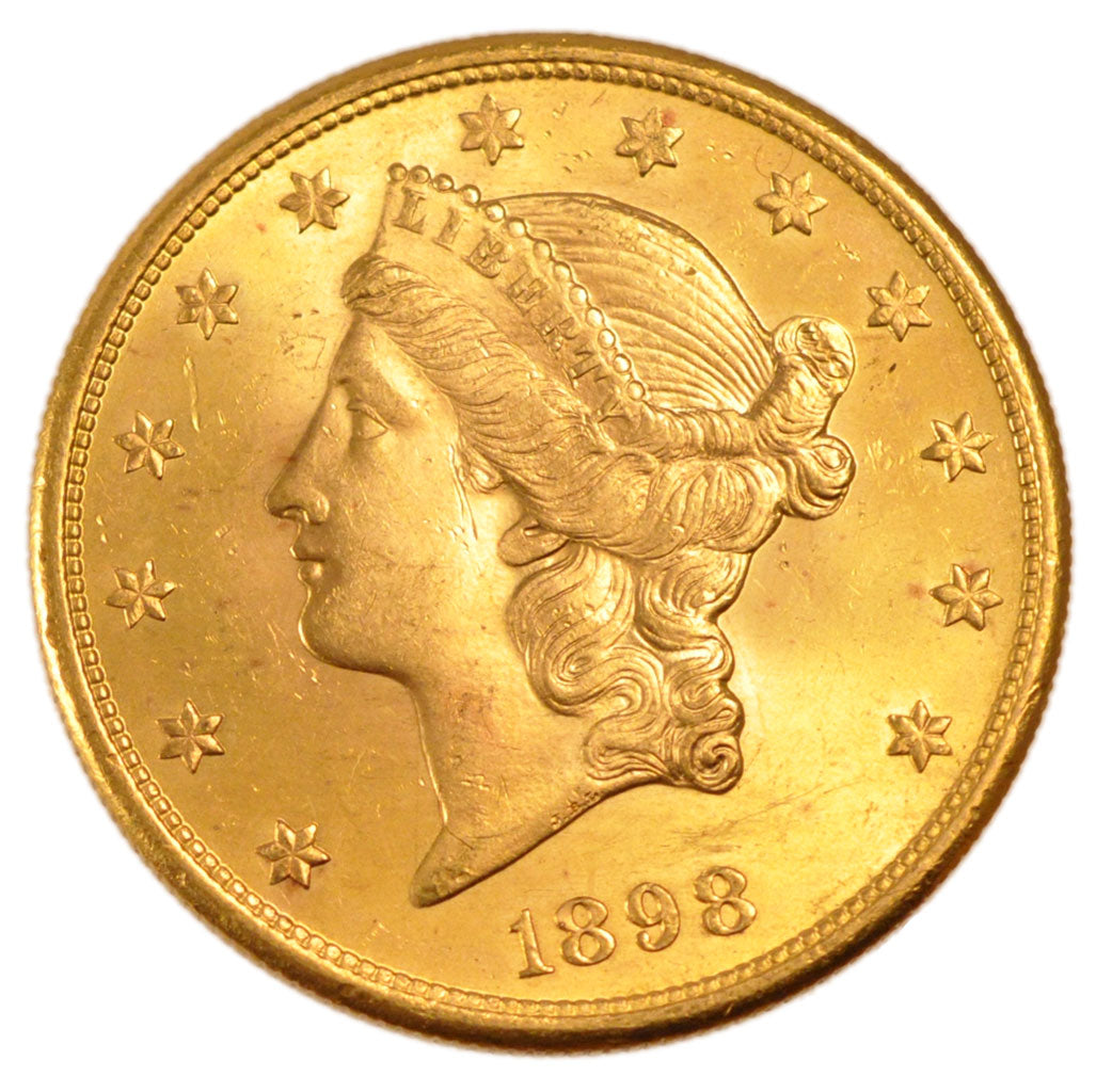 United States, Liberty Head, 20 Dollars, 1898, San Francisco, KM #74.3,...