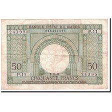 Banknote, Morocco, 50 Francs, 1949, Undated, KM:44, EF(40-45)