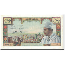 Banknote, Morocco, 5 Dirhams, 1963, Undated, KM:53b, AU(55-58)
