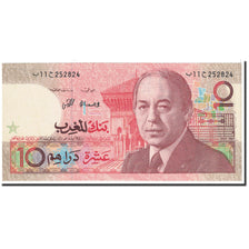 Banknote, Morocco, 10 Dirhams, 1987, Undated, KM:60b, AU(55-58)