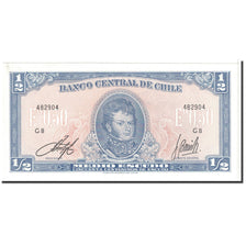 Banknot, Chile, 1/2 Escudo, 1962, Undated, KM:134Aa, UNC(63)