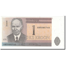 Biljet, Estland, 1 Kroon, 1992, Undated, KM:69a, SPL