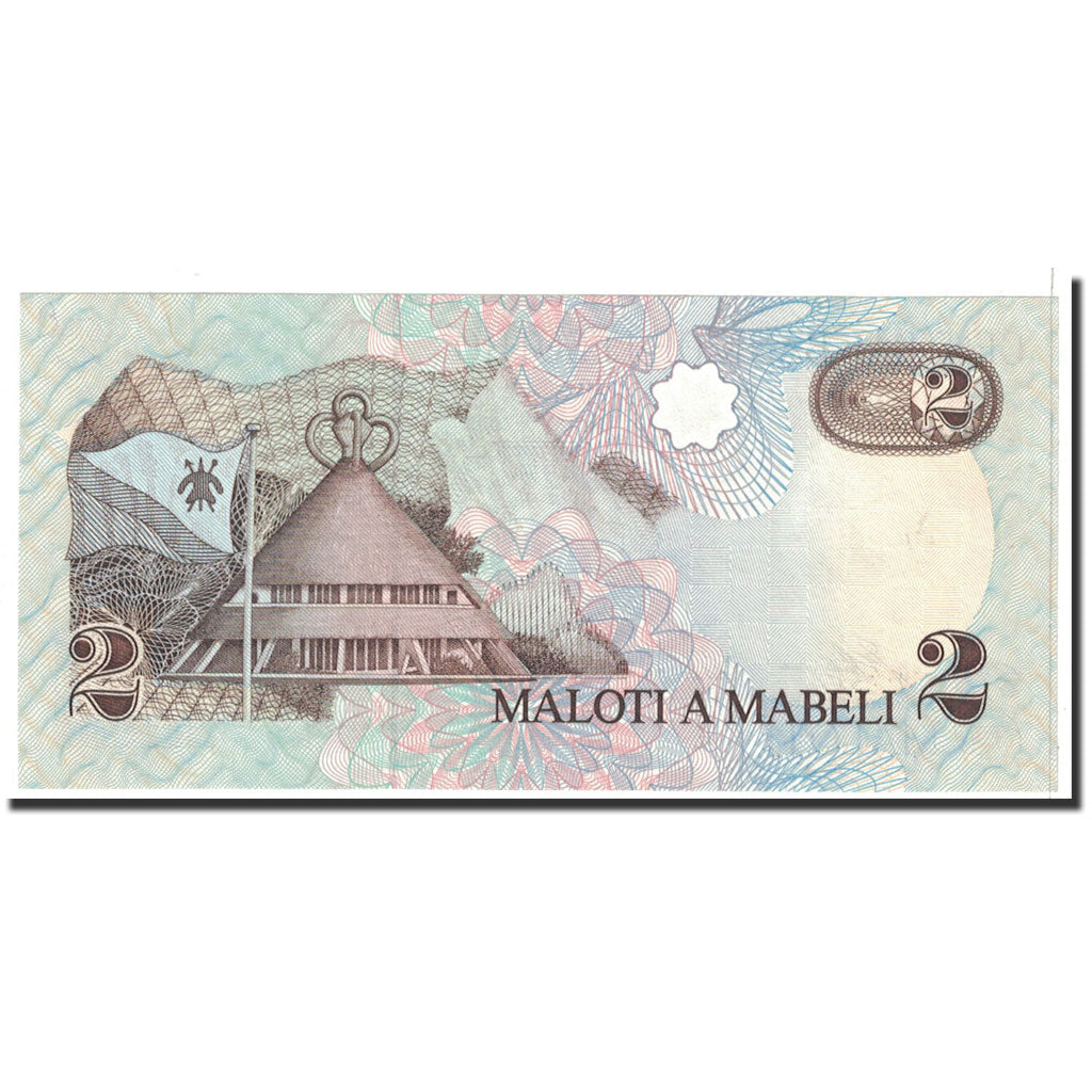 Billet, Lesotho, 2 Maloti, 1989, Undated, KM:9a, NEUF