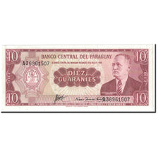 Banknote, Paraguay, 10 Guaranies, 1952, Undated, KM:196a, UNC(63)
