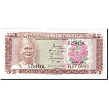 Banknote, Sierra Leone, 50 Cents, 1984, 1984-08-04, KM:4e, UNC(63)