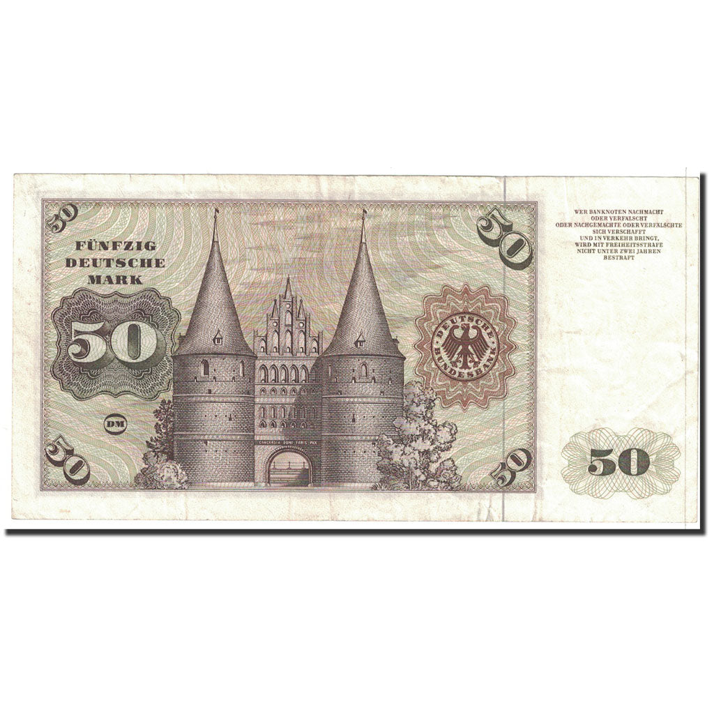 Banknote, GERMANY - FEDERAL REPUBLIC, 50 Deutsche Mark, 1977, 1977-06-01