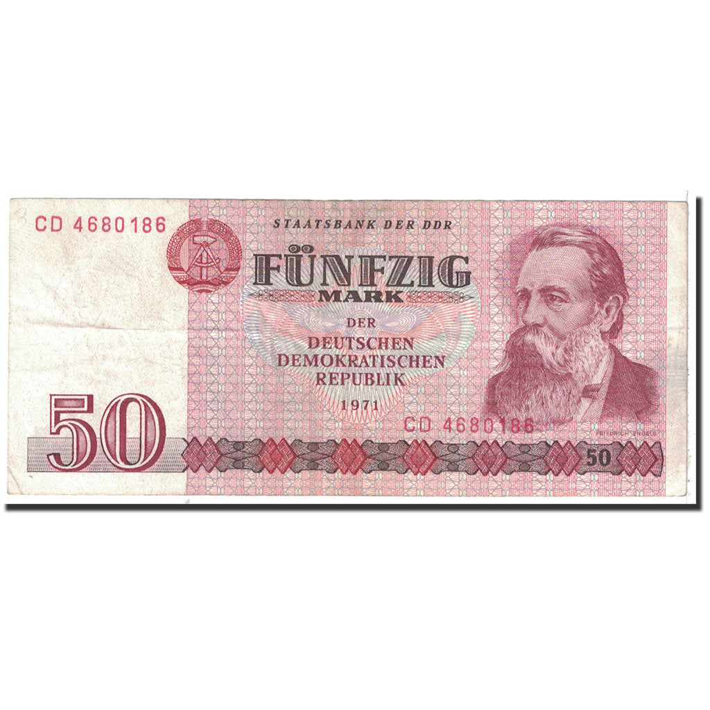 Banknote, Germany - Democratic Republic, 50 Mark, 1971, Undated, KM:30a