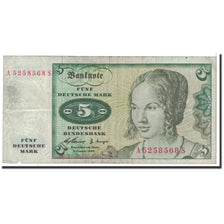 Banknote, GERMANY - FEDERAL REPUBLIC, 5 Deutsche Mark, 1960, 1960-01-02, KM:18a