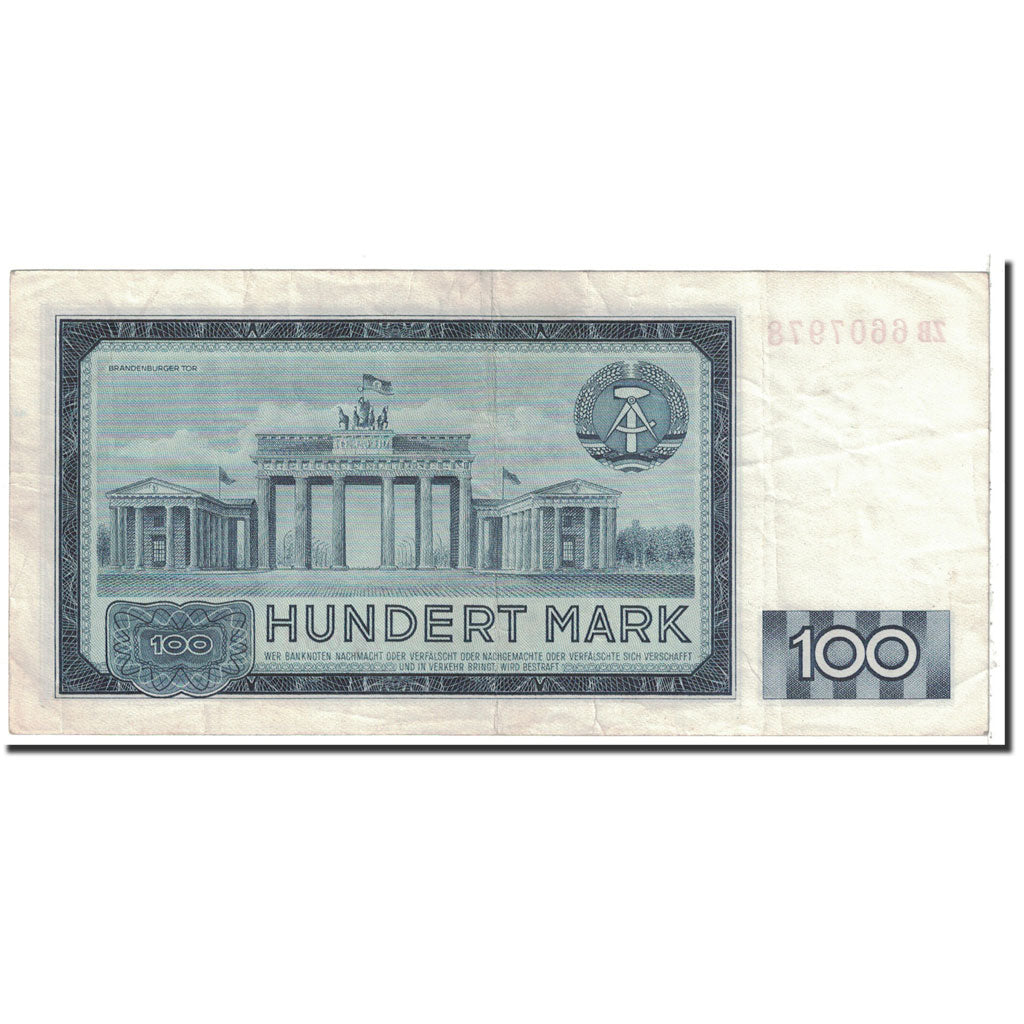 Banknote, Germany - Democratic Republic, 100 Mark, 1964, Undated, KM:26a