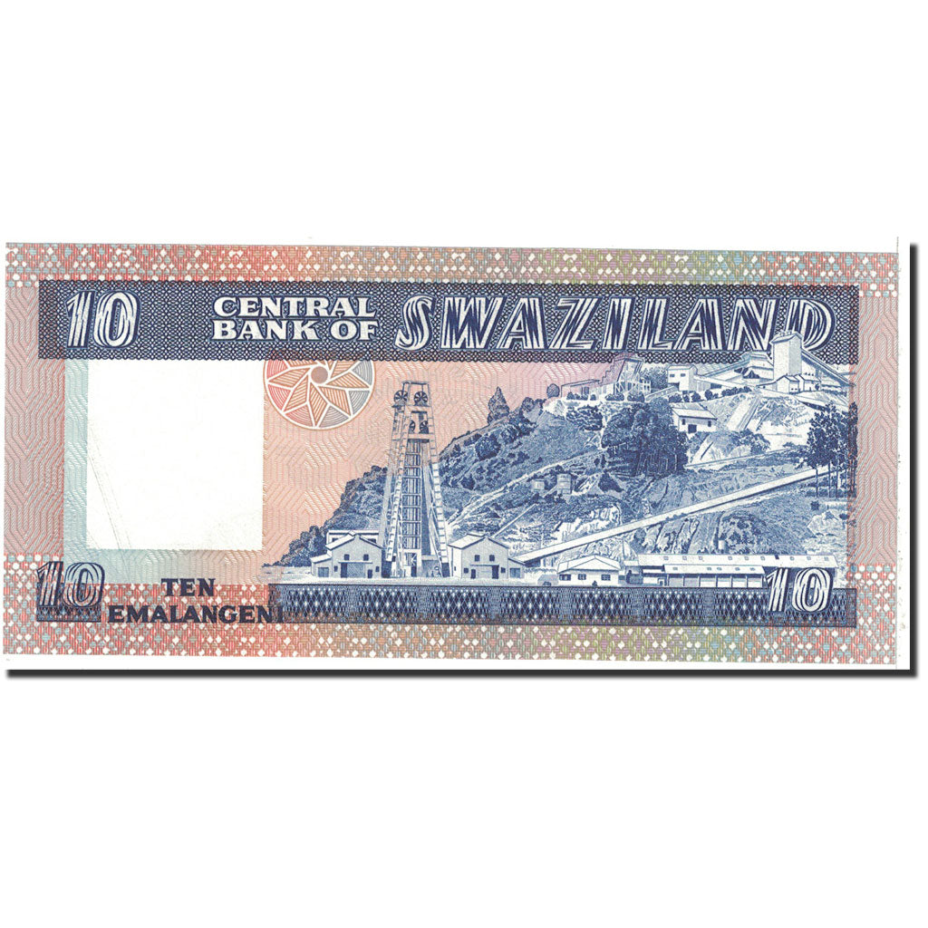 Banknote, Swaziland, 10 Emalangeni, 1984, Undated, KM:10c, UNC(65-70)