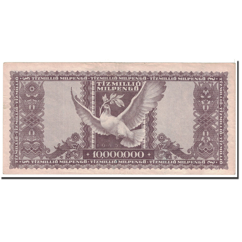 Banknote, Hungary, 10 Million Milpengö, 1946, 1946-05-24, KM:129, AU(50-53)