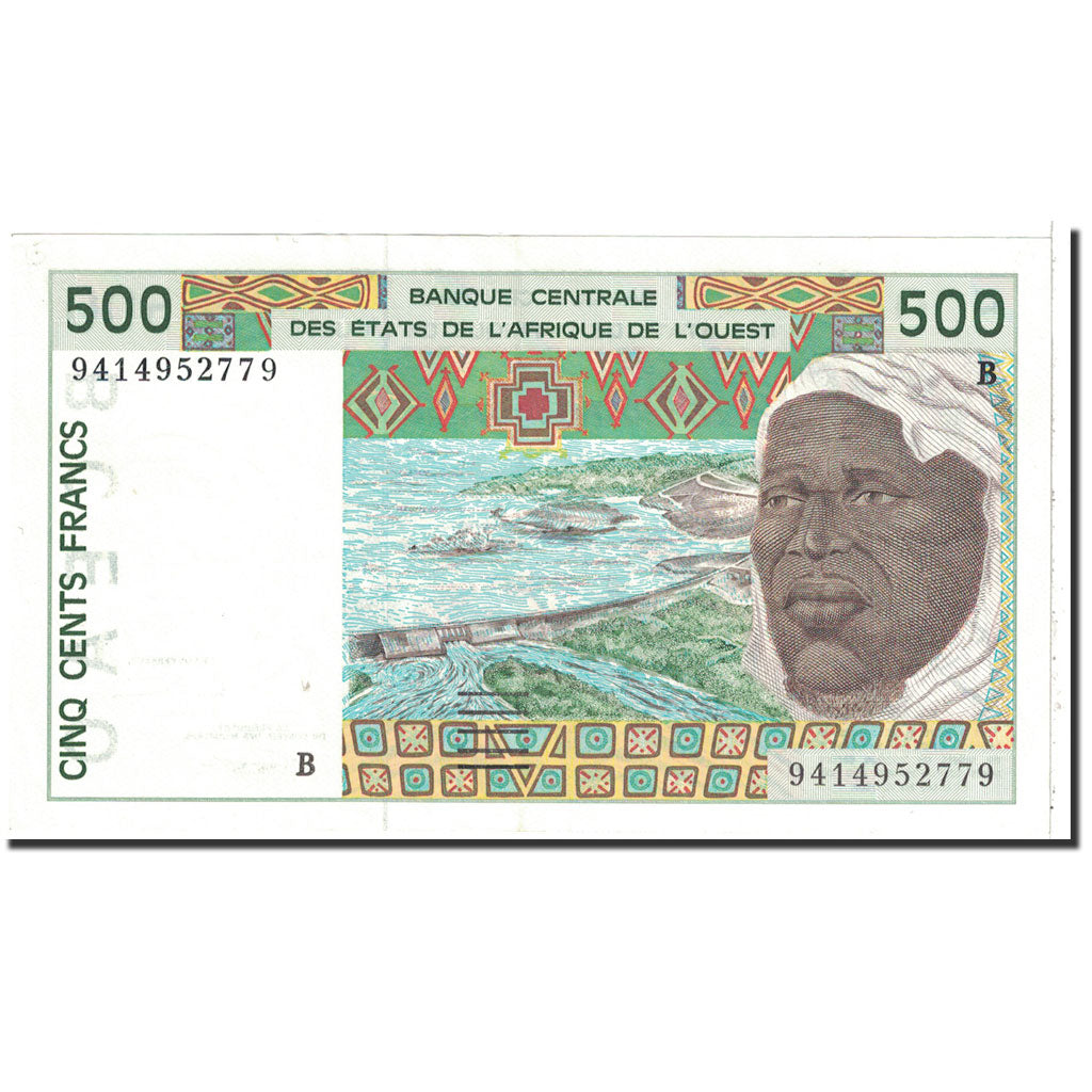 Banknote, West African States, 500 Francs, 1994, Undated, KM:210Be, EF(40-45)