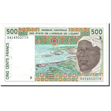 Banknote, West African States, 500 Francs, 1994, Undated, KM:210Be, EF(40-45)