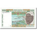 Biljet, West Afrikaanse Staten, 500 Francs, 1994, Undated, KM:210Be, TTB