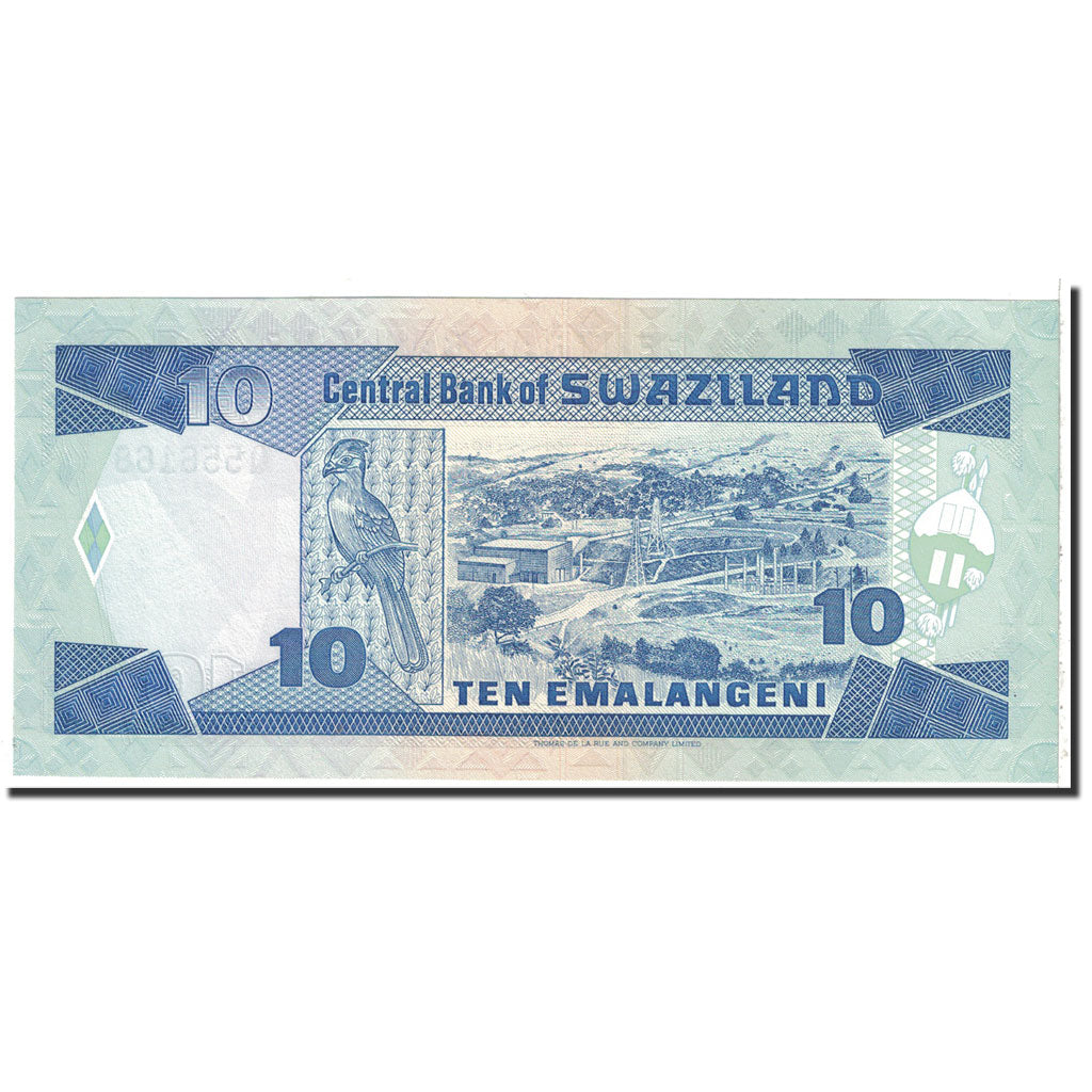 Geldschein, Swaziland, 10 Emalangeni, 1992, Undated, KM:20b, UNZ-