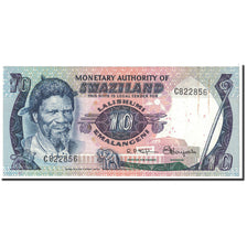 Banknote, Swaziland, 10 Emalangeni, 1974, Undated, KM:4a, AU(55-58)