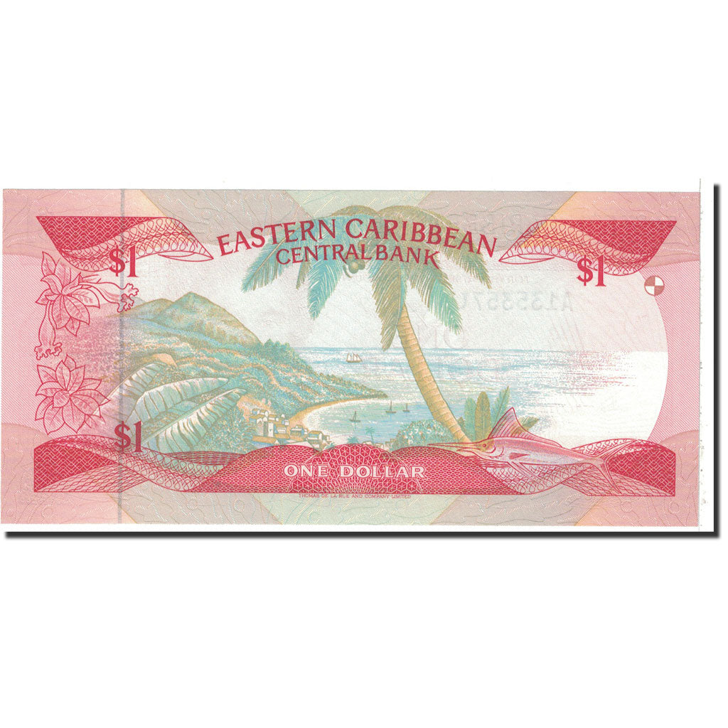 Banknote, East Caribbean States, 1 Dollar, 1985-1988, Undated, KM:17a