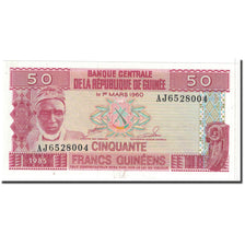 Banknote, Guinea, 50 Francs, 1985, KM:29a, AU(55-58)