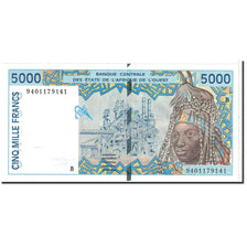 Banknote, West African States, 5000 Francs, 1994, Undated, KM:213Bc, UNC(65-70)