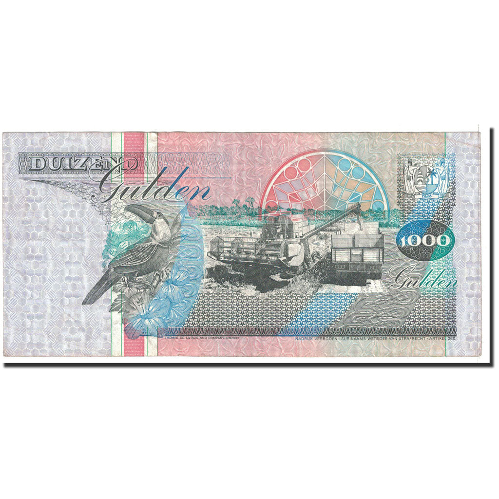 Banknote, Surinam, 1000 Gulden, 1993, 1993-07-01, KM:141a, EF(40-45)