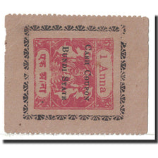 Banknote, India Princely States, 1 Anna, Undated, Undated, KM:S222, UNC(63)