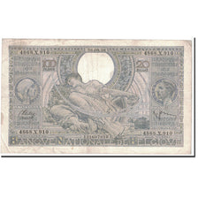 Banknote, Belgium, 100 Francs-20 Belgas, 1938, 1938-09-26, KM:107, EF(40-45)